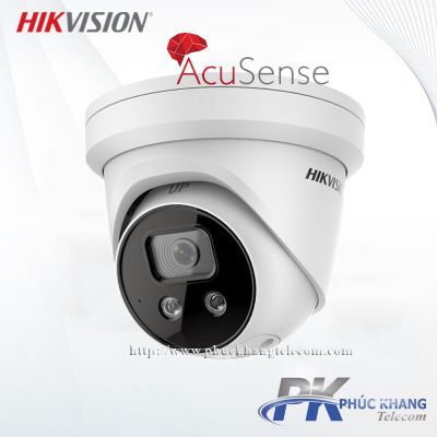 Camera IP AcuSense bán cầu vát 2MP HIKVISION DS-2CD2326G2-ISU/SL