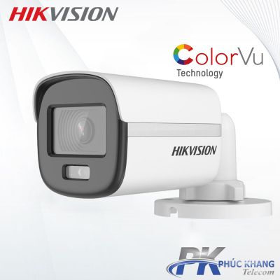 Camera HD-TVI COLORVU 2MP HIKVISION DS-2CE10DF0T-F