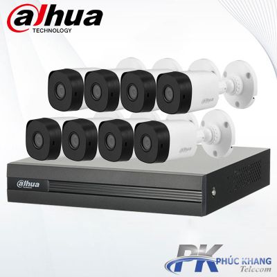 Lắp đặt trọn bộ 8 camera HDCVI Dahua 2MP